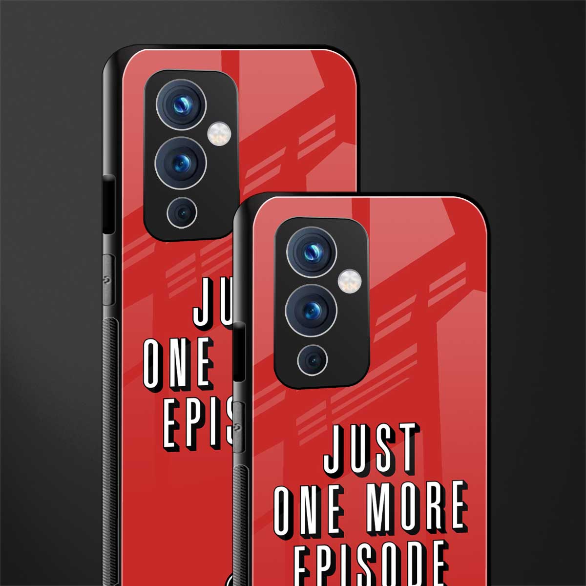 one more episode netflix back phone cover | glass case for oneplus 9