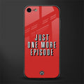 one more episode netflix glass case for iphone se 2020 image
