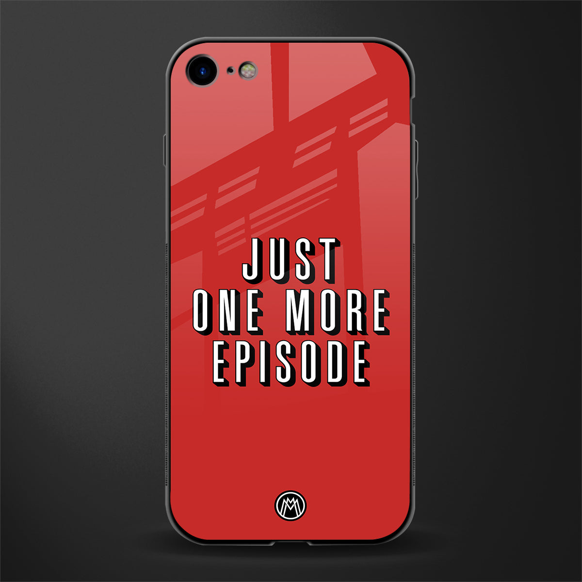 one more episode netflix glass case for iphone se 2020 image