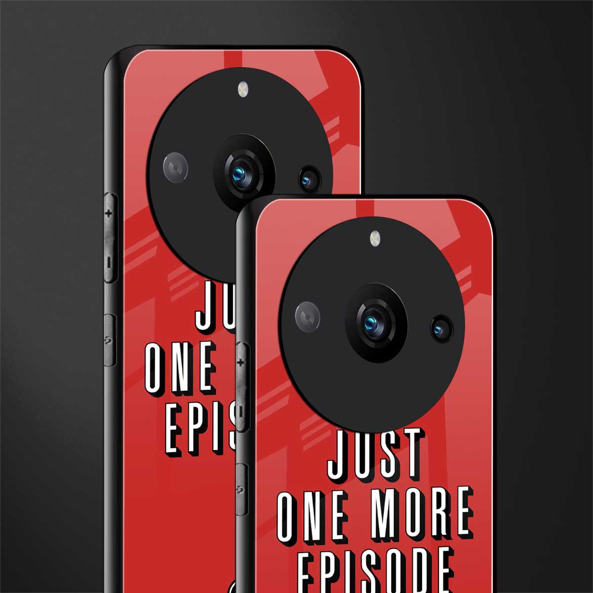 one more episode netflix back phone cover | glass case for realme 11 pro 5g