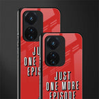 one more episode netflix back phone cover | glass case for vivo t1 44w 4g