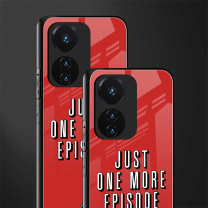 one more episode netflix back phone cover | glass case for vivo t1 44w 4g