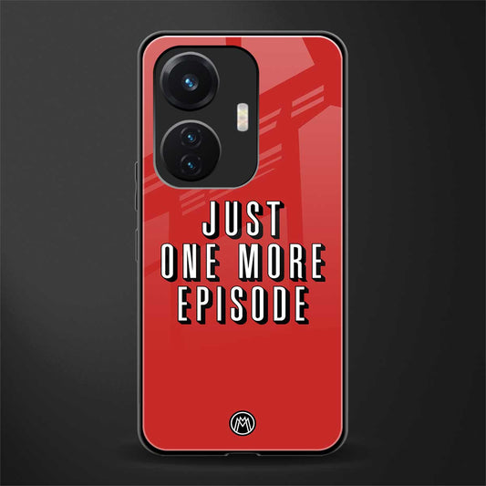 one more episode netflix back phone cover | glass case for vivo t1 44w 4g