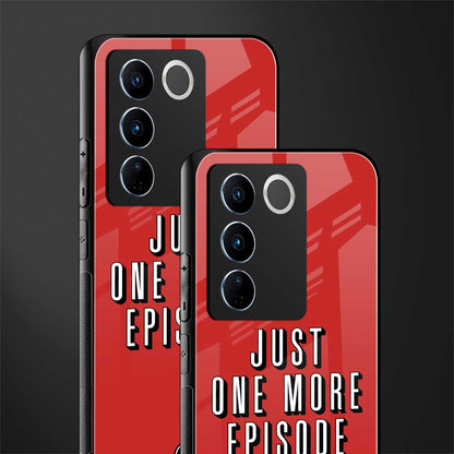 one more episode netflix back phone cover | glass case for vivo v27 pro 5g