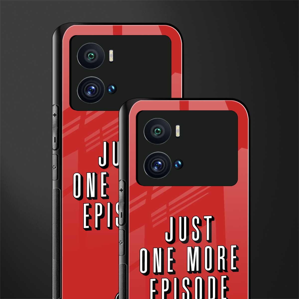 one more episode netflix back phone cover | glass case for iQOO 9 Pro