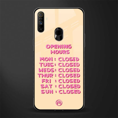 opening hours glass case for realme narzo 20a image