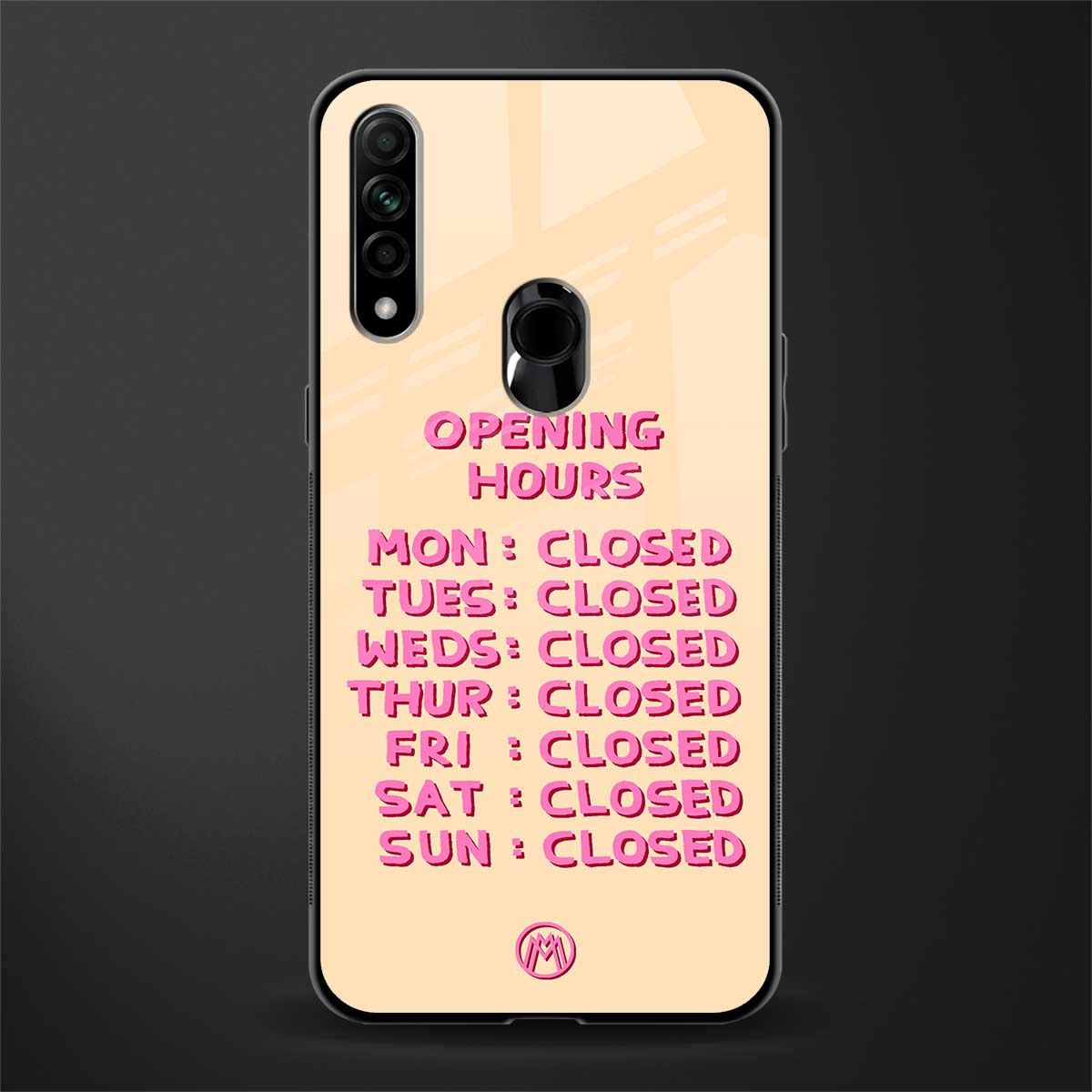 opening hours glass case for oppo a31 image