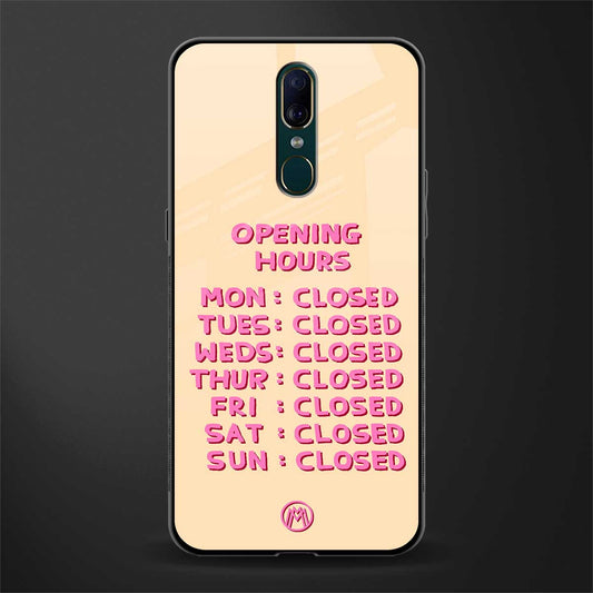opening hours glass case for oppo a9 image