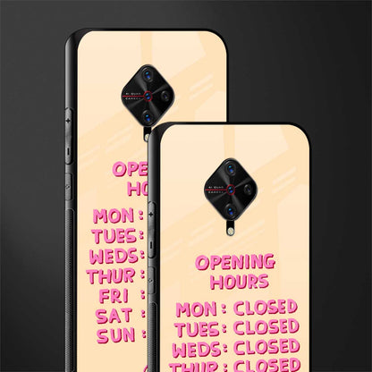 opening hours glass case for vivo s1 pro image-2
