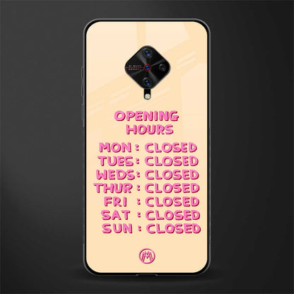 opening hours glass case for vivo s1 pro image