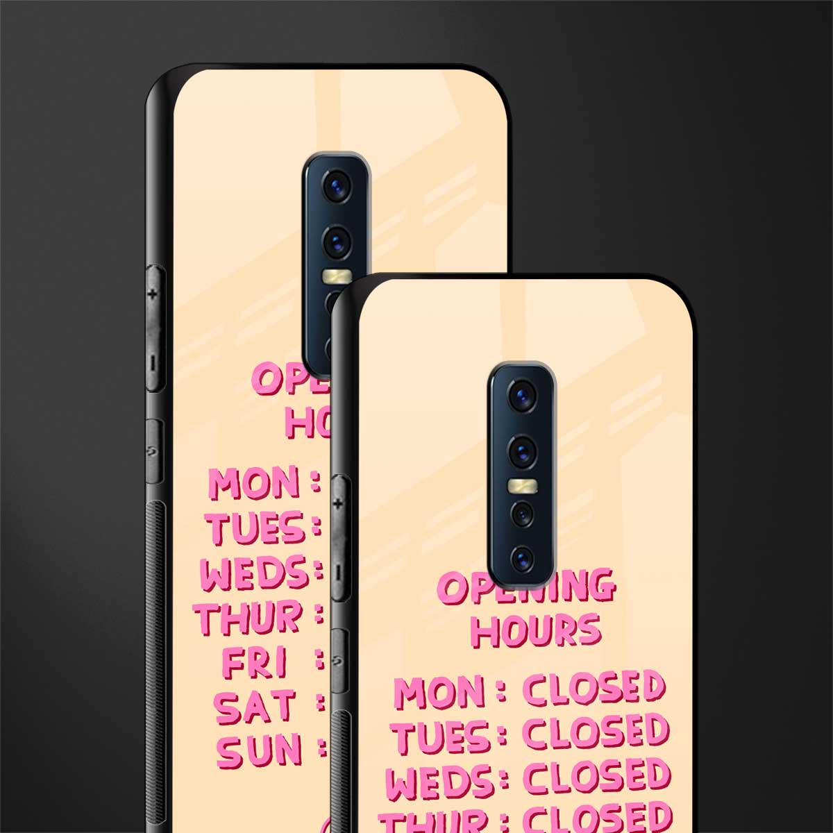 opening hours glass case for vivo v17 pro image-2