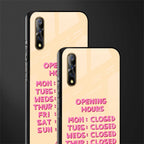 opening hours glass case for vivo s1 image-2
