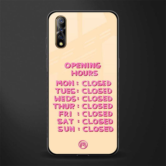 opening hours glass case for vivo z1x image