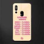 opening hours glass case for vivo v15 image