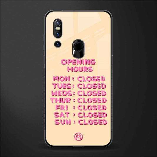opening hours glass case for vivo v15 image