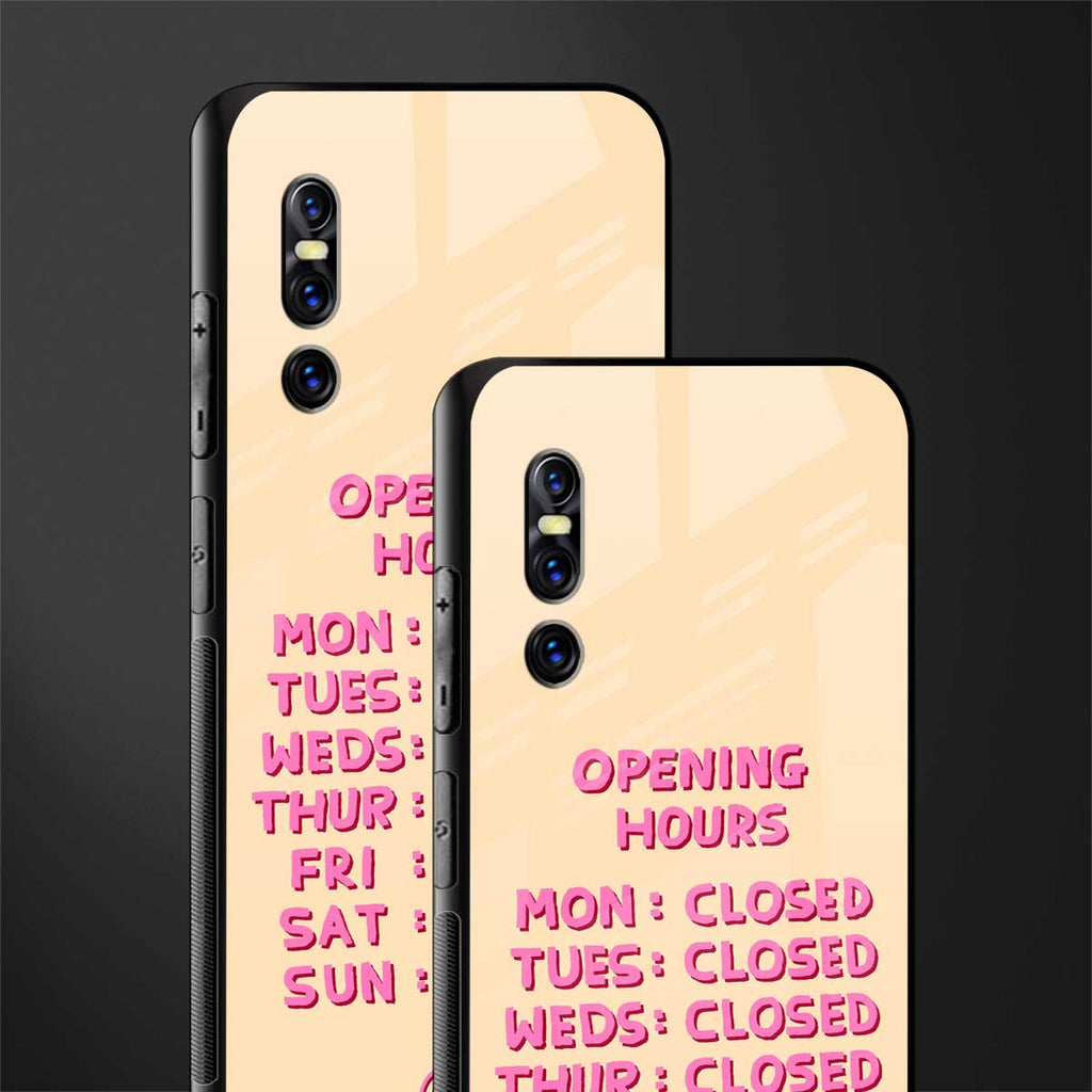 opening hours glass case for vivo v15 pro image-2