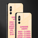 opening hours glass case for vivo v15 pro image-2