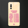 opening hours glass case for vivo v15 pro image