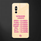 opening hours glass case for vivo v15 pro image