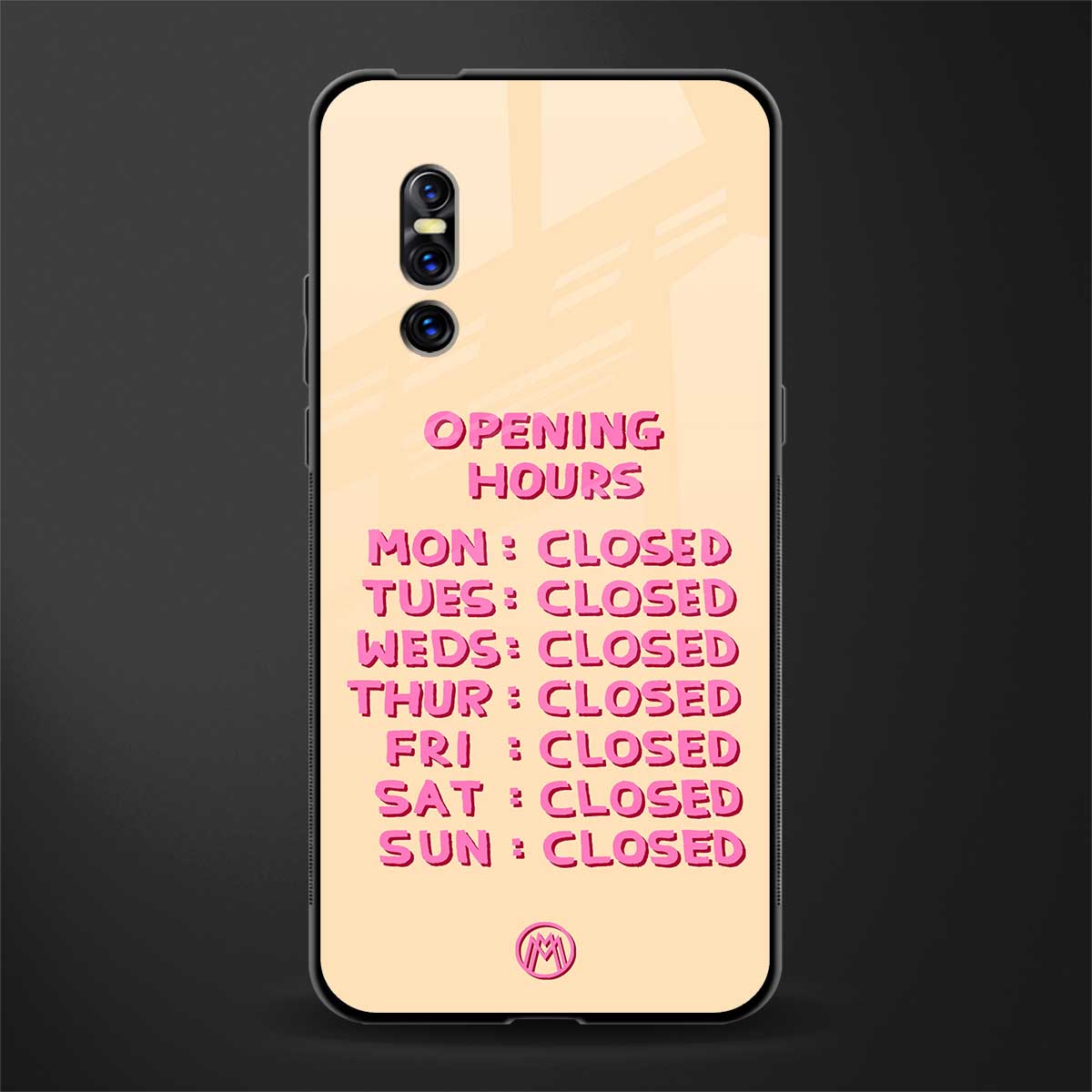 opening hours glass case for vivo v15 pro image
