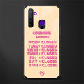 opening hours glass case for realme narzo 10 image