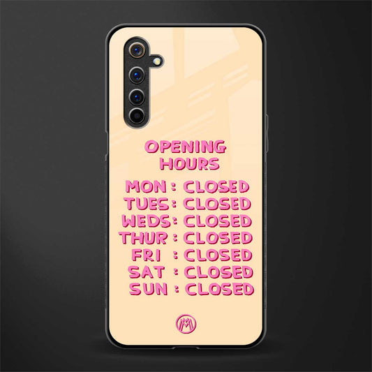 opening hours glass case for realme 6 pro image