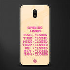 opening hours glass case for redmi 8a image