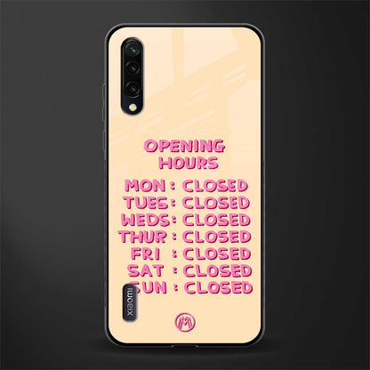 opening hours glass case for mi a3 redmi a3 image