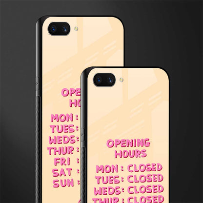 opening hours glass case for oppo a3s image-2