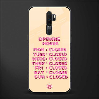 opening hours glass case for oppo a5 2020 image