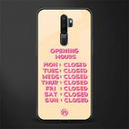 opening hours glass case for oppo a9 2020 image