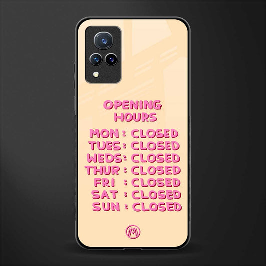 opening hours glass case for vivo v21 5g image