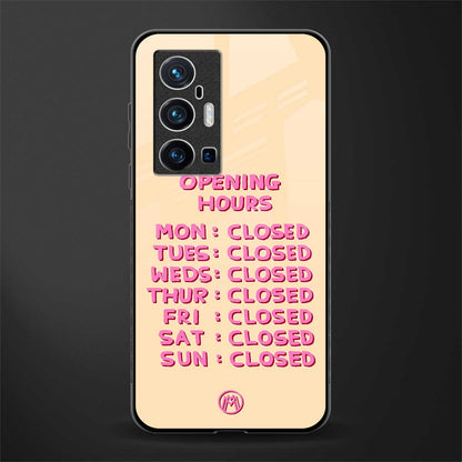 opening hours glass case for vivo x70 pro plus image