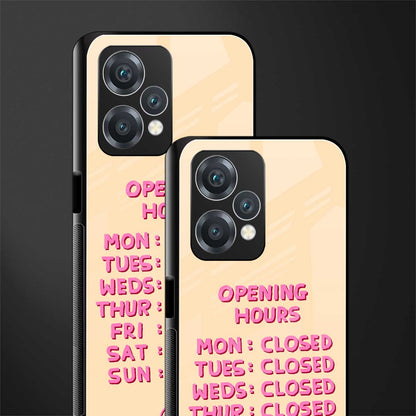 opening hours back phone cover | glass case for realme 9 pro 5g