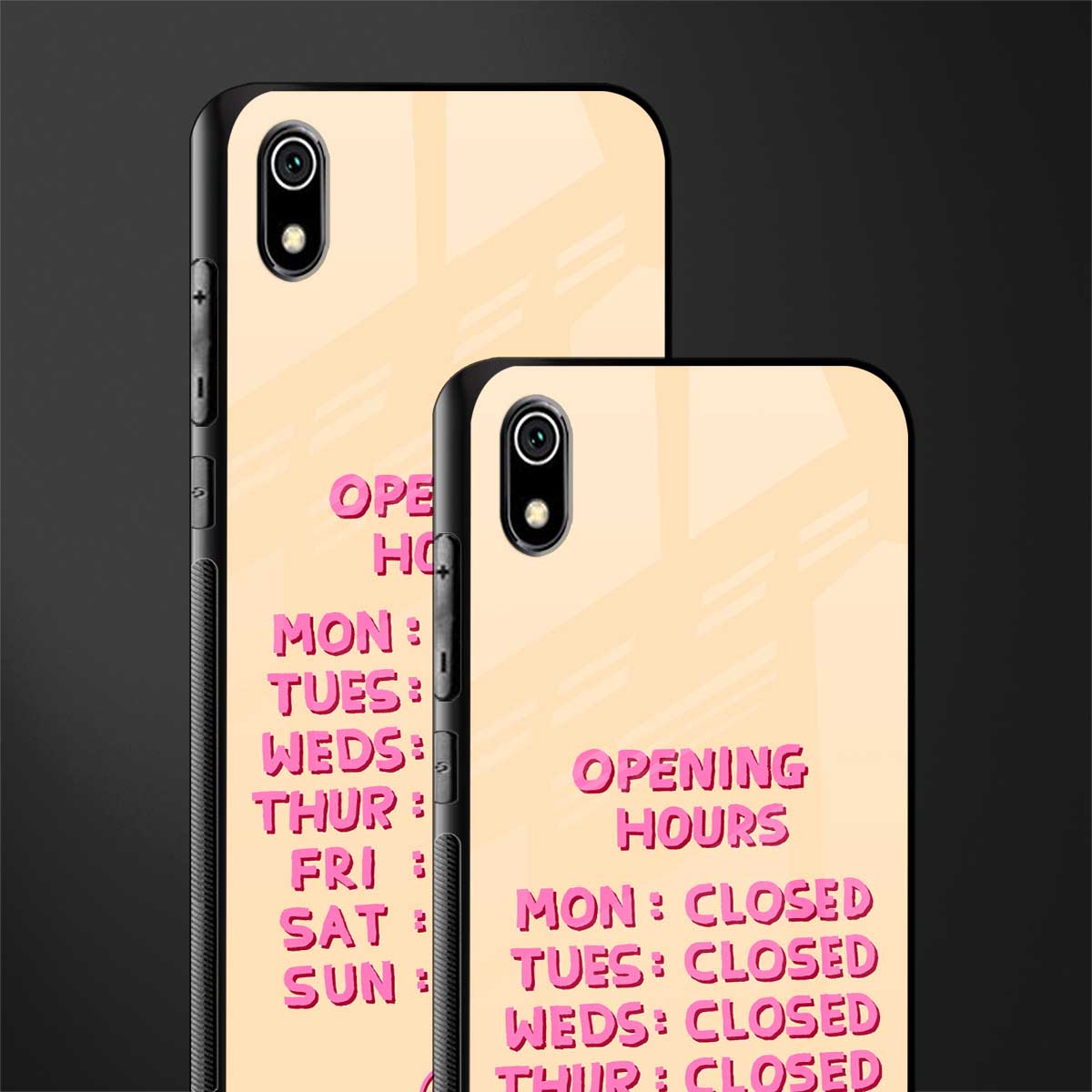 opening hours glass case for redmi 7a image-2