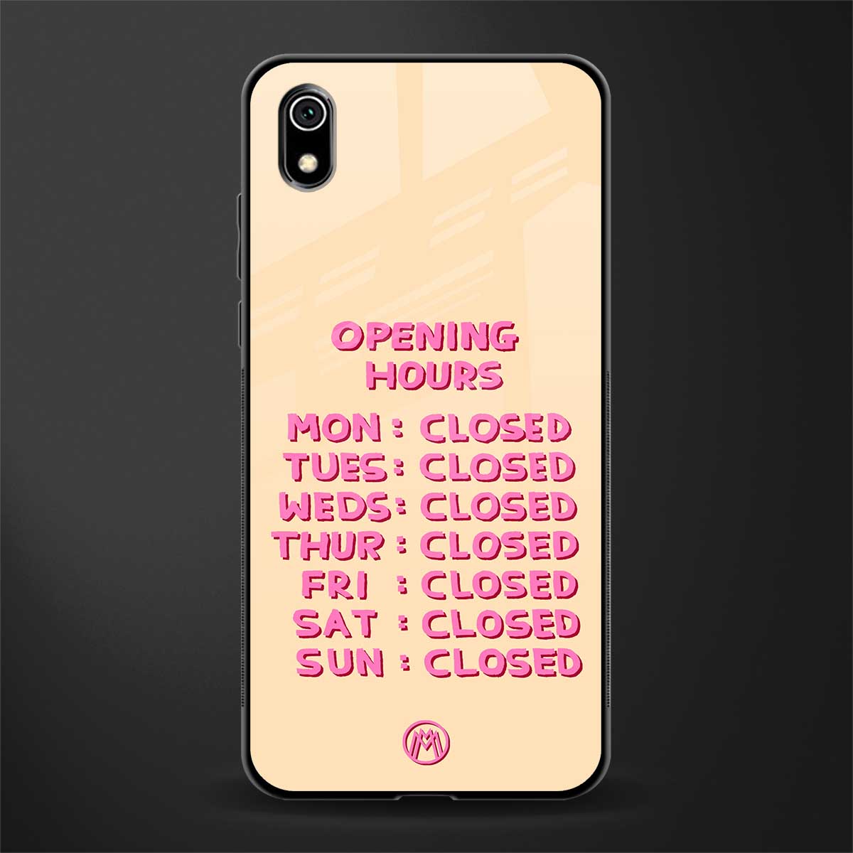 opening hours glass case for redmi 7a image