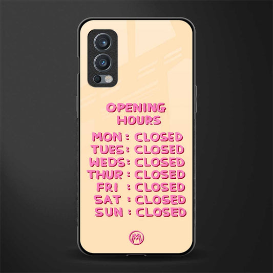 opening hours glass case for oneplus nord 2 5g image