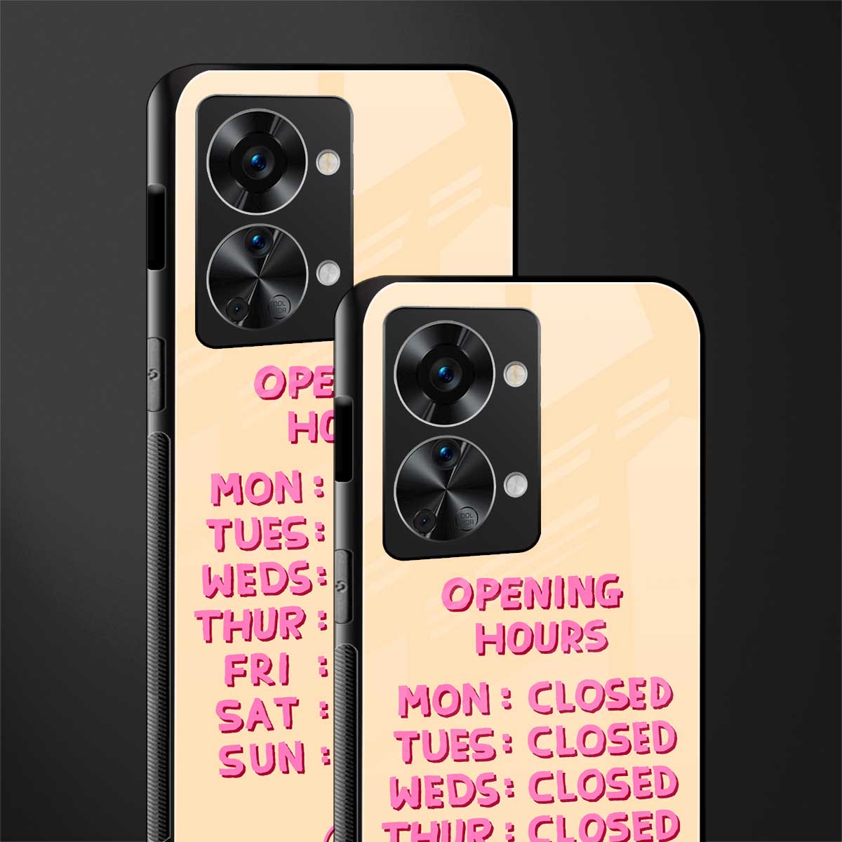 opening hours glass case for phone case | glass case for oneplus nord 2t 5g