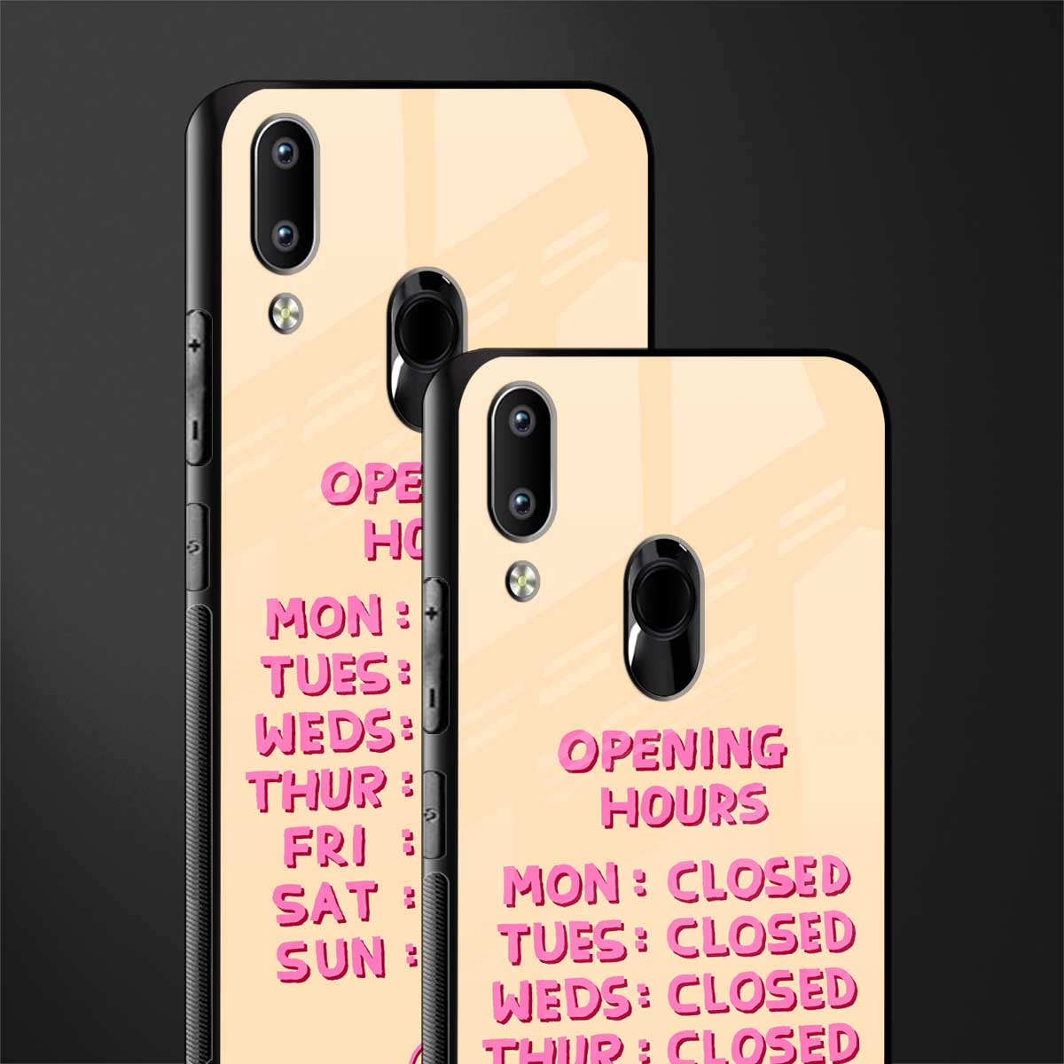 opening hours glass case for vivo y95 image-2