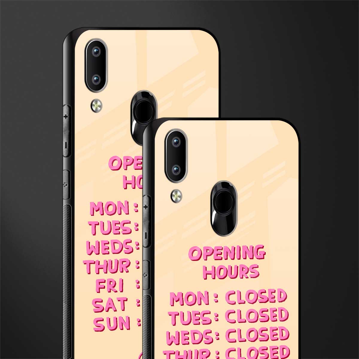 opening hours glass case for vivo y91 image-2