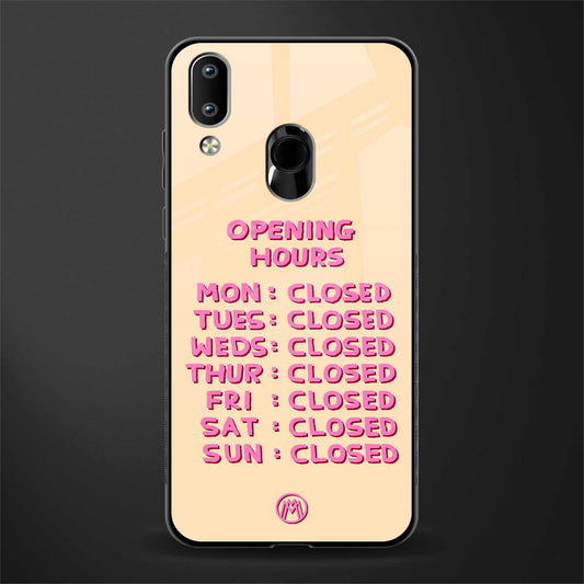 opening hours glass case for vivo y95 image