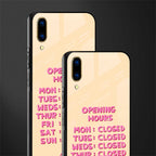 opening hours glass case for vivo v11 pro image-2