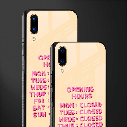 opening hours glass case for vivo v11 pro image-2