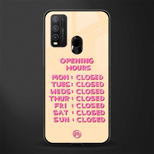 opening hours glass case for vivo y30 image