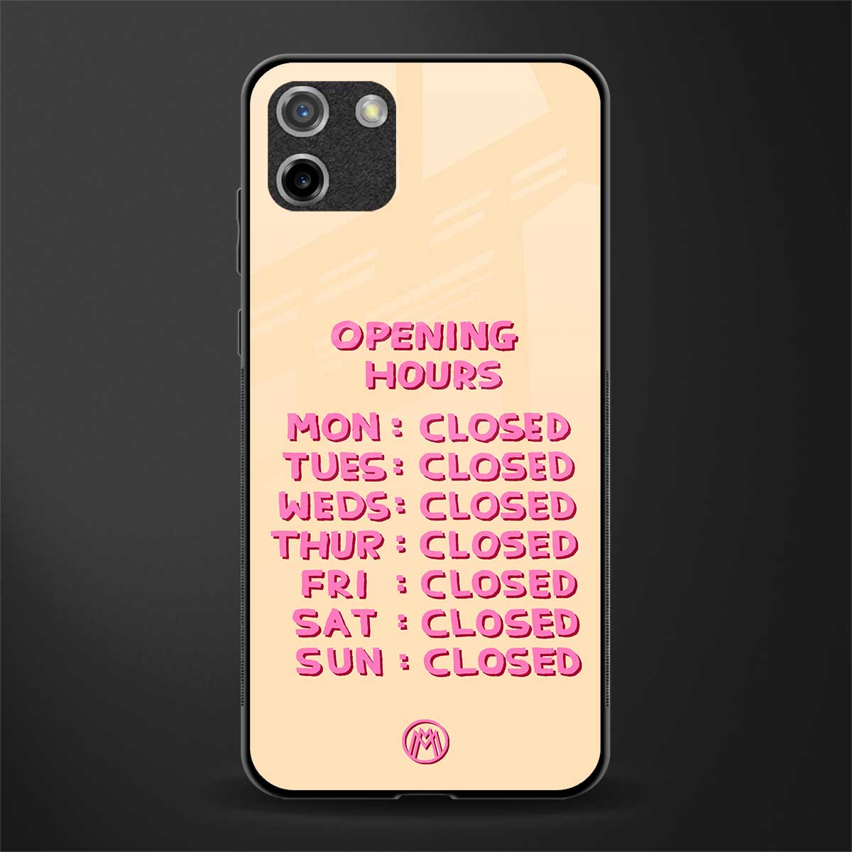 opening hours glass case for realme c11 image