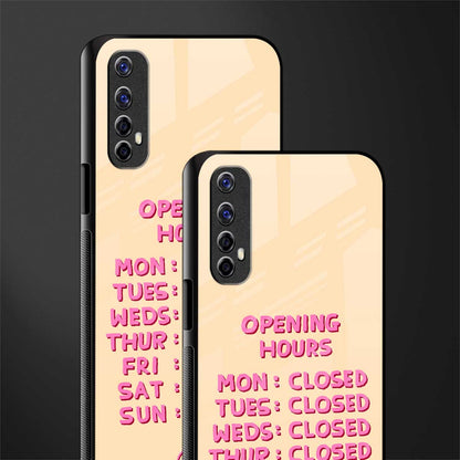 opening hours glass case for realme 7 image-2