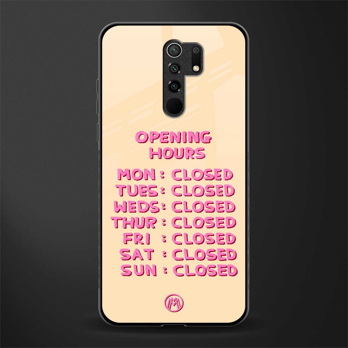 opening hours glass case for poco m2 image