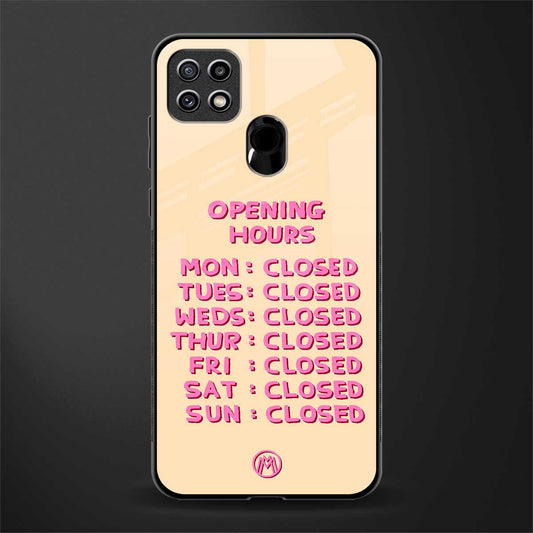 opening hours glass case for oppo a15s image