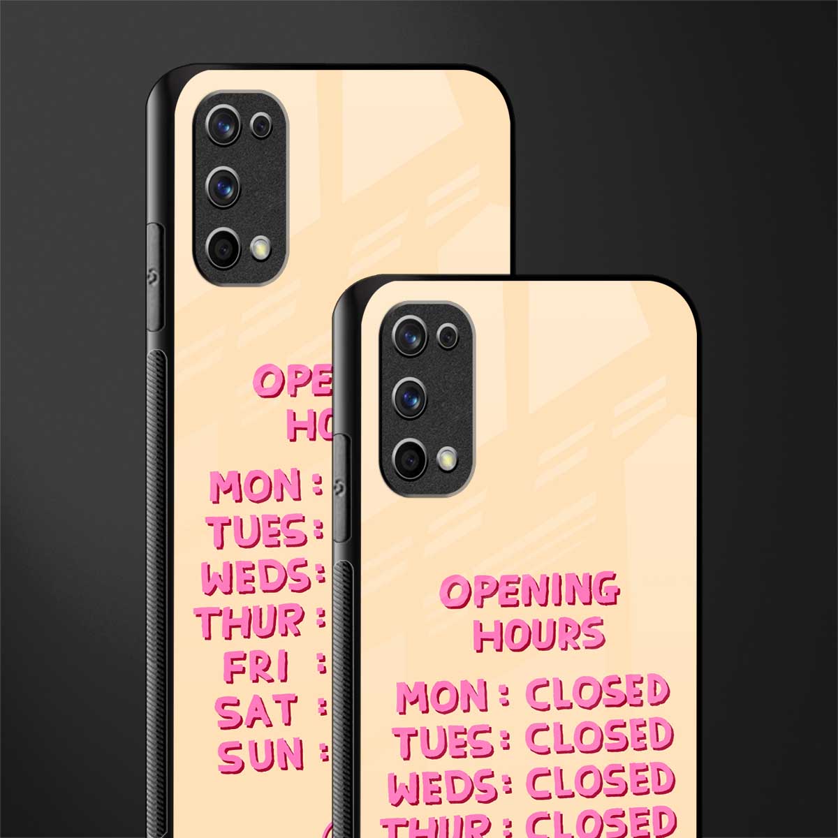 opening hours glass case for realme 7 pro image-2
