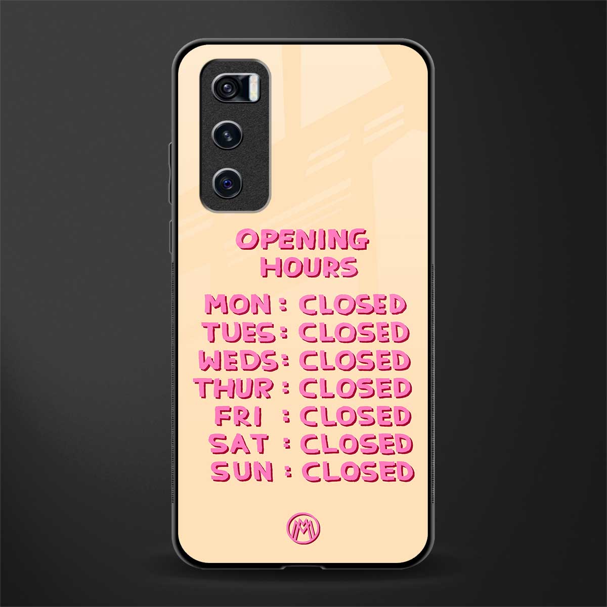 opening hours glass case for vivo v20 se image